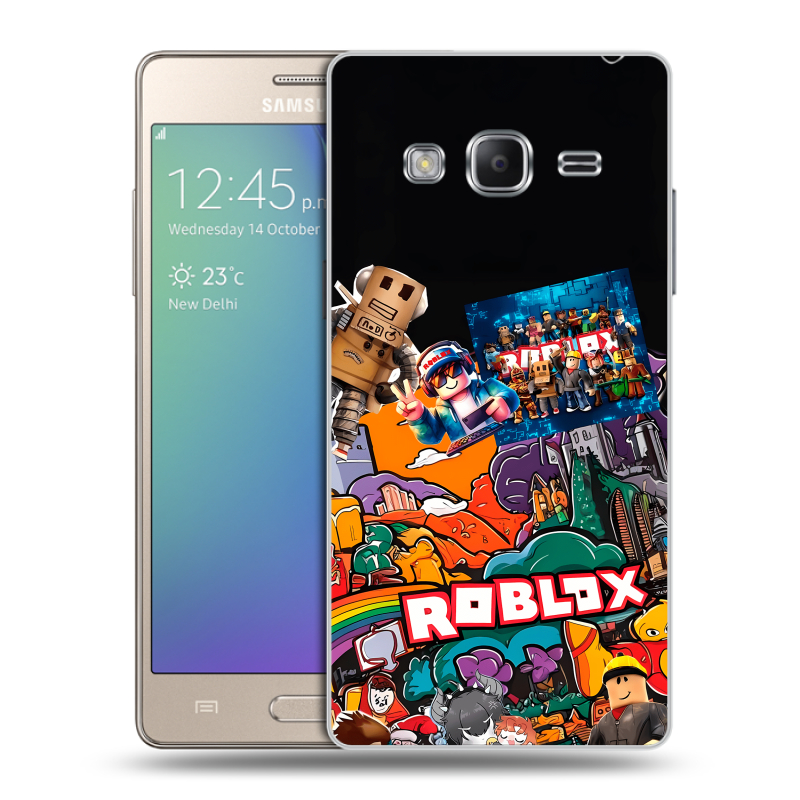 Пластиковый чехол на Samsung Z3 с принтом Roblox Роблокс Пластиковый чехол на Samsung Z3 с принтом Roblox Роблокс