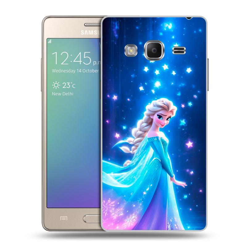 Пластиковый чехол на Samsung Z3 с принтом Холодное сердце Frozen Пластиковый чехол на Samsung Z3 с принтом Холодное сердце Frozen