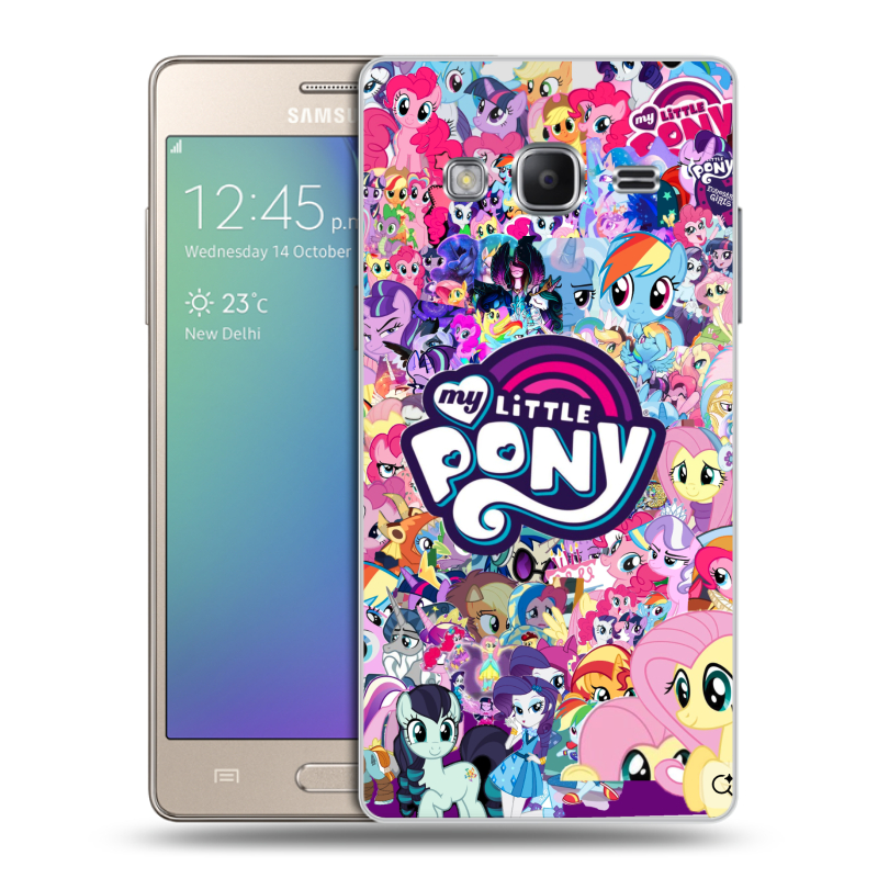 Пластиковый чехол на Samsung Z3 с принтом My little pony Дружба чудо Пластиковый чехол на Samsung Z3 с принтом My little pony Дружба чудо