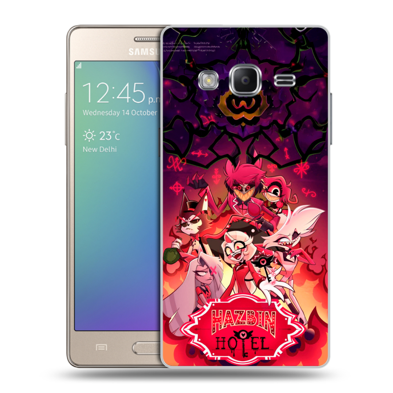 Пластиковый чехол на Samsung Z3 с принтом Hazbin Hotel Отель Хазбин Пластиковый чехол на Samsung Z3 с принтом Hazbin Hotel Отель Хазбин
