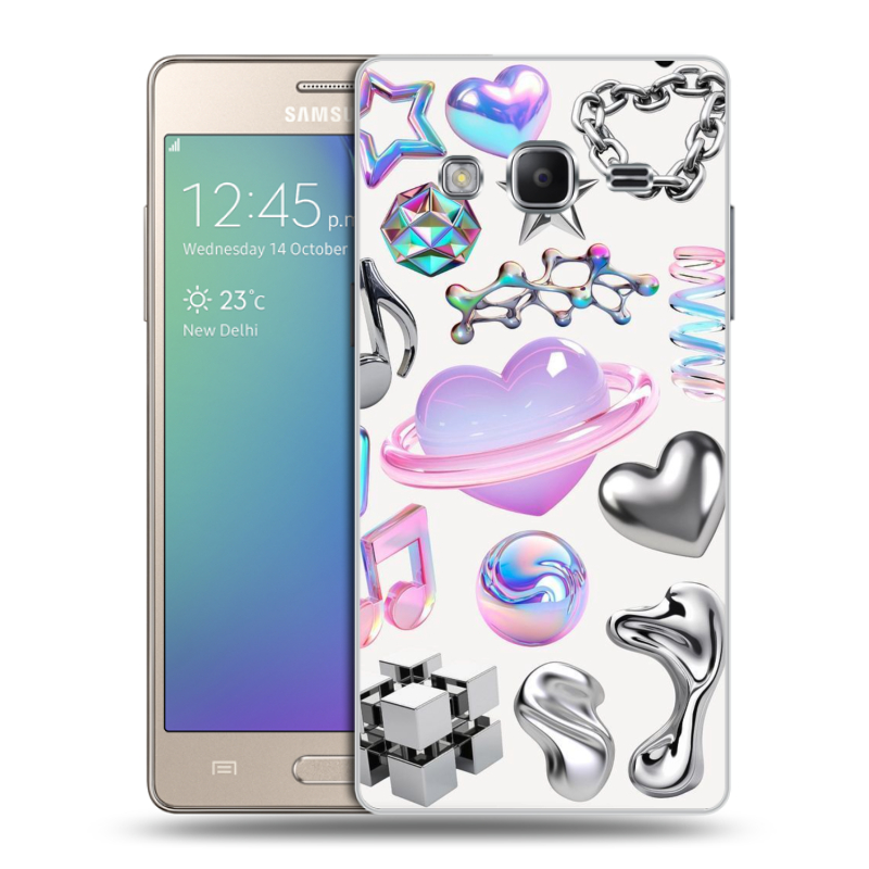 Пластиковый чехол на Samsung Z3 с принтом Y2K Пластиковый чехол на Samsung Z3 с принтом Y2K