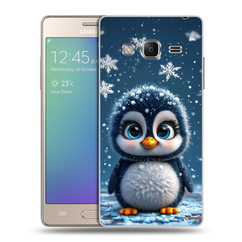 Пластиковый чехол на Samsung Z3 с принтом Новый год Пластиковый чехол на Samsung Z3 с принтом Новый год