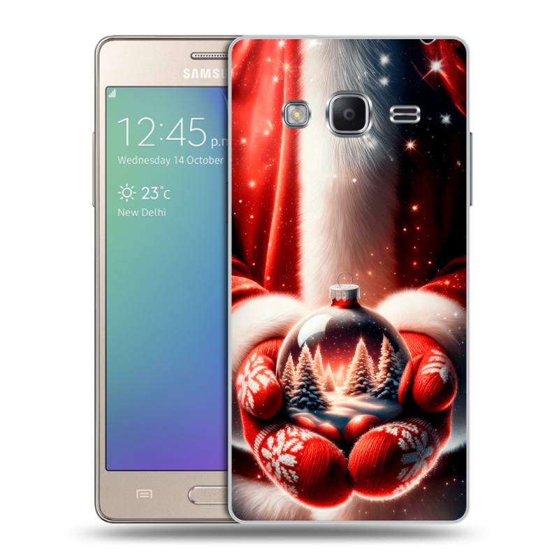 Пластиковый чехол на Samsung Z3 с принтом Новый год Пластиковый чехол на Samsung Z3 с принтом Новый год