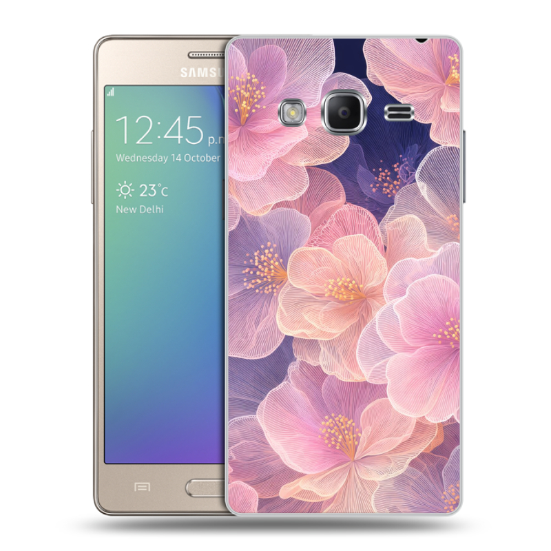 Пластиковый чехол на Samsung Z3 с принтом женский Пластиковый чехол на Samsung Z3 с принтом женский