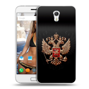 Силиконовый чехол на ZUK Z1 с принтом Герб России Силиконовый чехол на ZUK Z1 с принтом Герб России