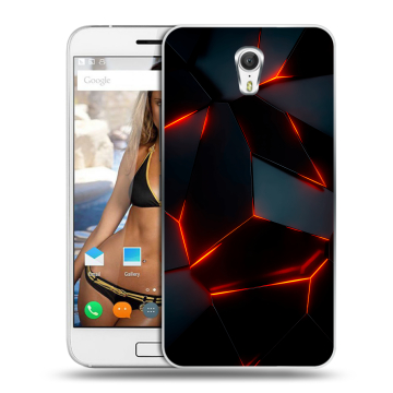 Силиконовый чехол на ZUK Z1 с принтом Яркие абстракции Силиконовый чехол на ZUK Z1 с принтом Яркие абстракции