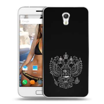 Силиконовый чехол на ZUK Z1 с принтом Герб России Силиконовый чехол на ZUK Z1 с принтом Герб России