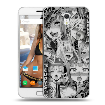 Силиконовый чехол на ZUK Z1 с принтом Ahegao Ахегао Аниме Силиконовый чехол на ZUK Z1 с принтом Ahegao Ахегао Аниме