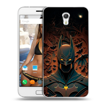 Силиконовый чехол на ZUK Z1 с принтом Batman Бэтмен Силиконовый чехол на ZUK Z1 с принтом Batman Бэтмен