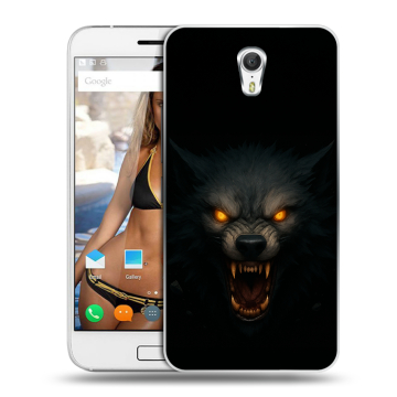 Силиконовый чехол на ZUK Z1 с принтом Волк Силиконовый чехол на ZUK Z1 с принтом Волк