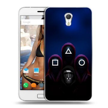 Силиконовый чехол на ZUK Z1 с принтом Игра Кальмара