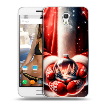 Силиконовый чехол на ZUK Z1 с принтом Новый год
