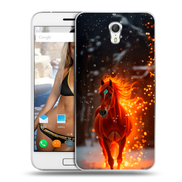 Силиконовый чехол на ZUK Z1 с принтом Новый год Силиконовый чехол на ZUK Z1 с принтом Новый год