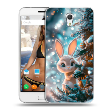 Силиконовый чехол на ZUK Z1 с принтом Новый год Силиконовый чехол на ZUK Z1 с принтом Новый год
