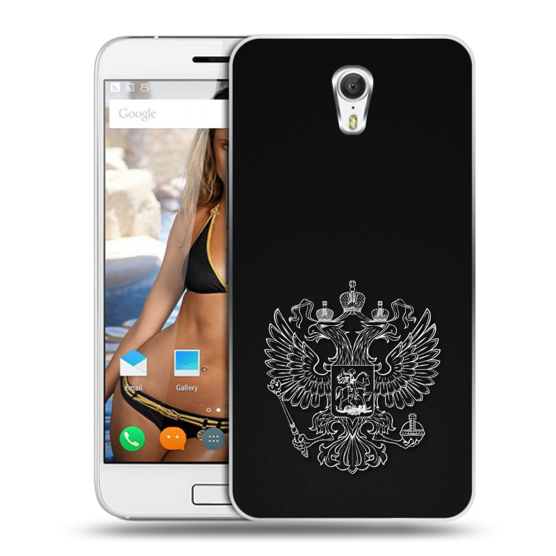 Силиконовый чехол на ZUK Z1 с принтом Герб России Силиконовый чехол на ZUK Z1 с принтом Герб России