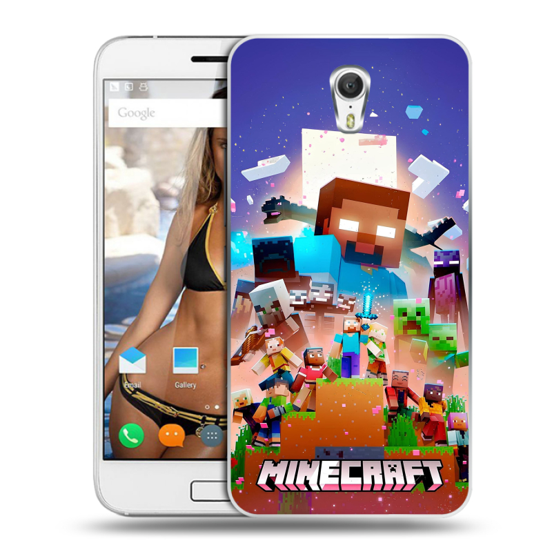 Силиконовый чехол на ZUK Z1 с принтом Майнкрафт Minecraft Силиконовый чехол на ZUK Z1 с принтом Майнкрафт Minecraft