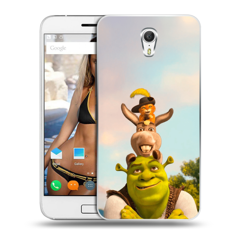 Силиконовый чехол на ZUK Z1 с принтом Шрек Shrek Силиконовый чехол на ZUK Z1 с принтом Шрек Shrek