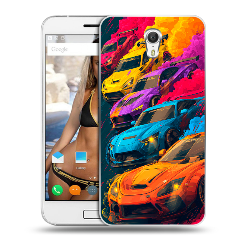Силиконовый чехол на ZUK Z1 с принтом Тачки Силиконовый чехол на ZUK Z1 с принтом Тачки