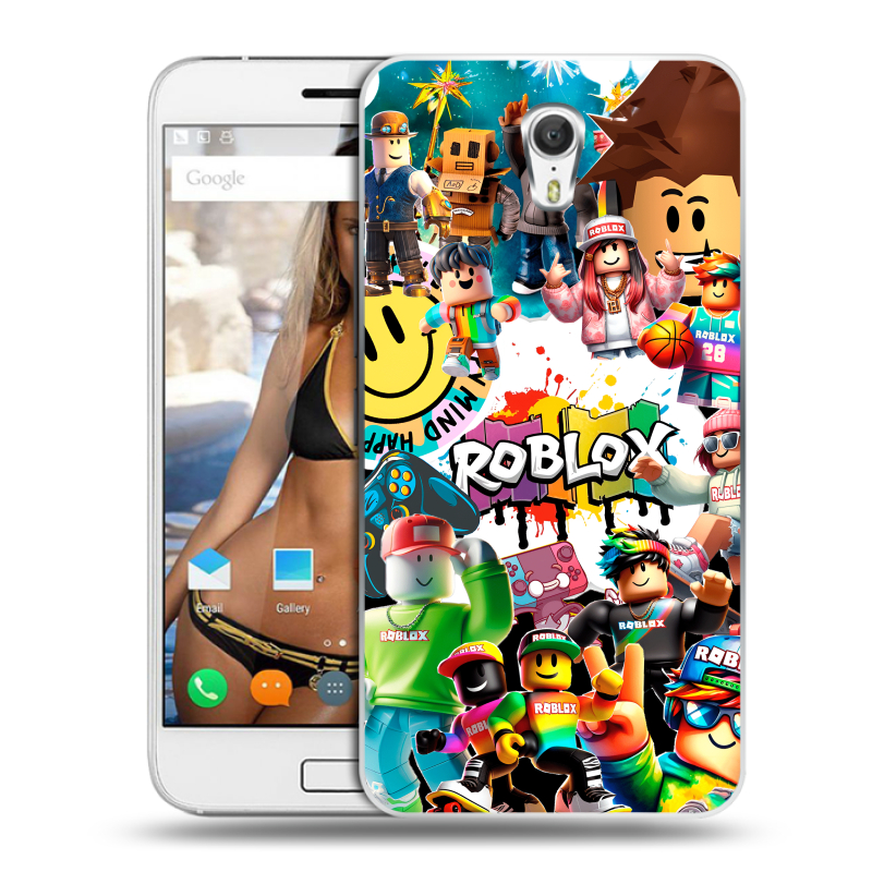 Силиконовый чехол на ZUK Z1 с принтом Roblox Роблокс Силиконовый чехол на ZUK Z1 с принтом Roblox Роблокс