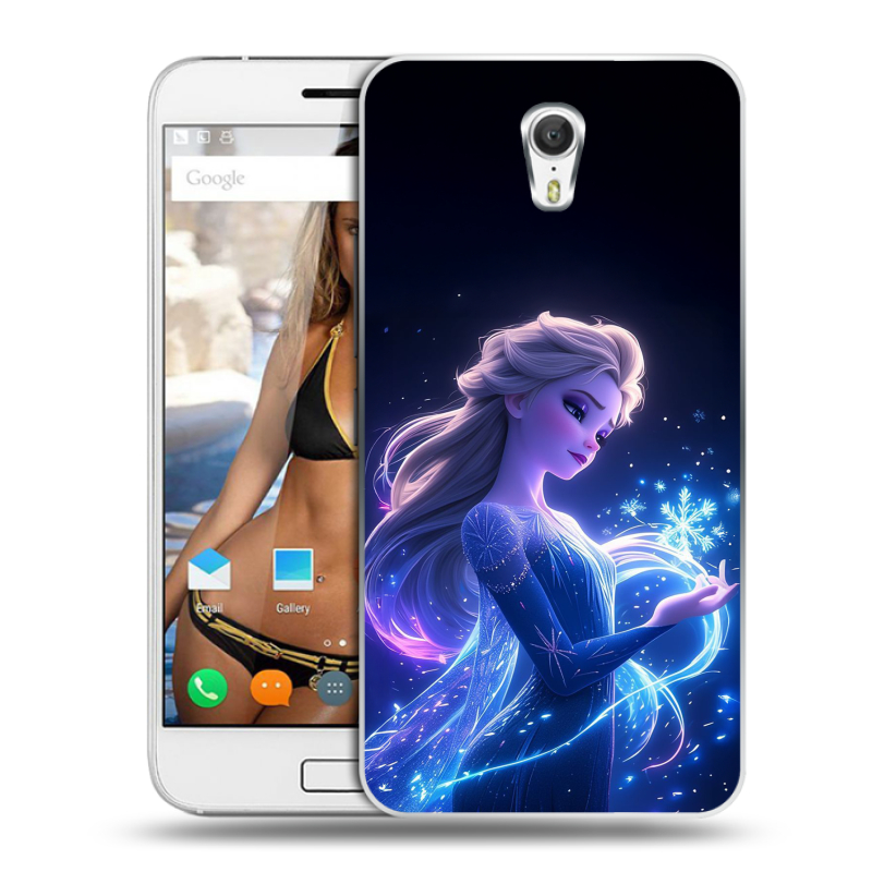 Силиконовый чехол на ZUK Z1 с принтом Холодное сердце Frozen Силиконовый чехол на ZUK Z1 с принтом Холодное сердце Frozen