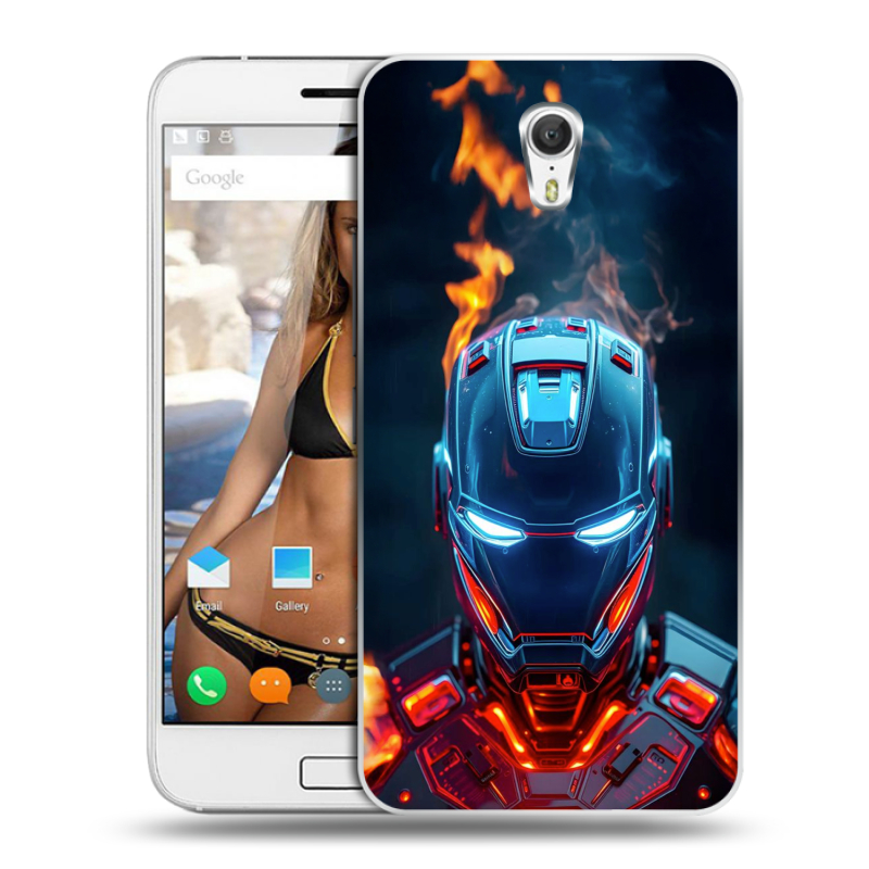Силиконовый чехол на ZUK Z1 с принтом IronMan Железный человек Силиконовый чехол на ZUK Z1 с принтом IronMan Железный человек
