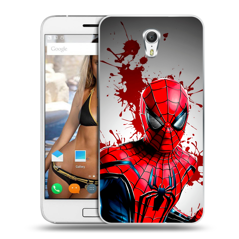 Силиконовый чехол на ZUK Z1 с принтом Spiderman Человек паук Силиконовый чехол на ZUK Z1 с принтом Spiderman Человек паук