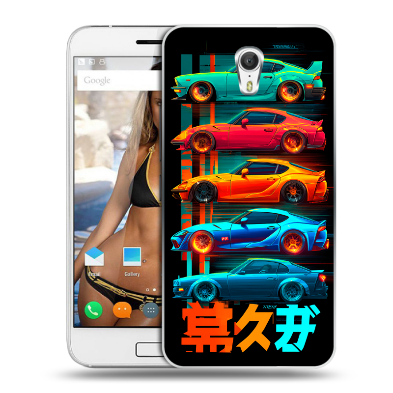 Силиконовый чехол на ZUK Z1 с принтом машины тачки Силиконовый чехол на ZUK Z1 с принтом машины тачки