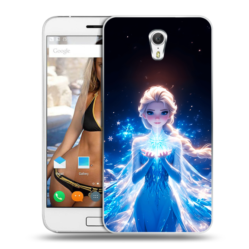 Силиконовый чехол на ZUK Z1 с принтом Холодное сердце Frozen Силиконовый чехол на ZUK Z1 с принтом Холодное сердце Frozen