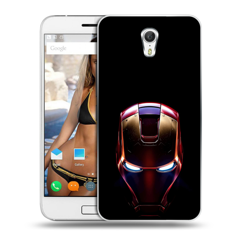 Силиконовый чехол на ZUK Z1 с принтом IronMan Железный человек Силиконовый чехол на ZUK Z1 с принтом IronMan Железный человек