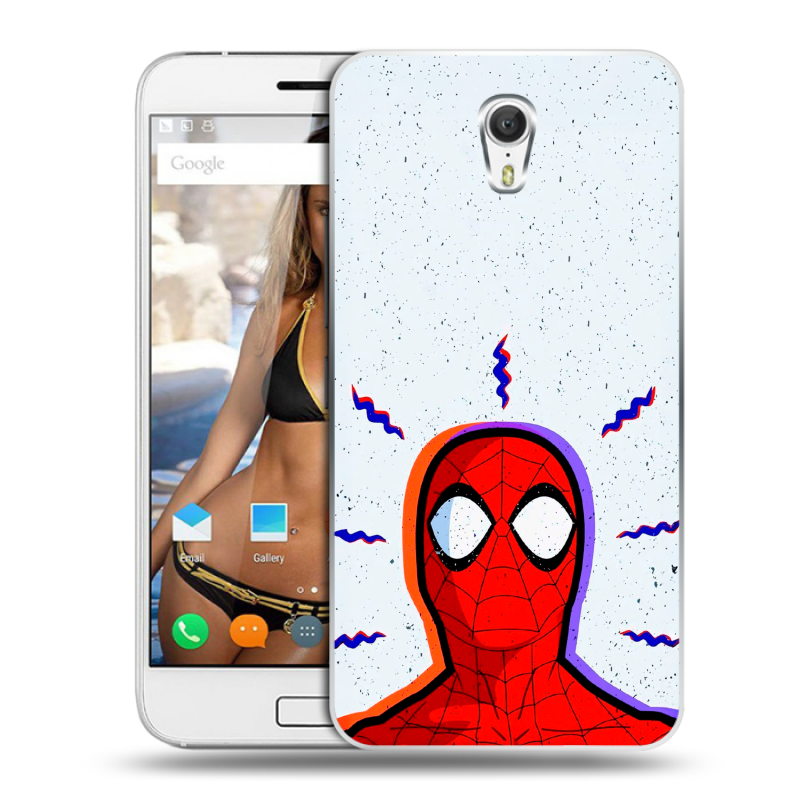 Силиконовый чехол на ZUK Z1 с принтом Spiderman Человек паук Силиконовый чехол на ZUK Z1 с принтом Spiderman Человек паук