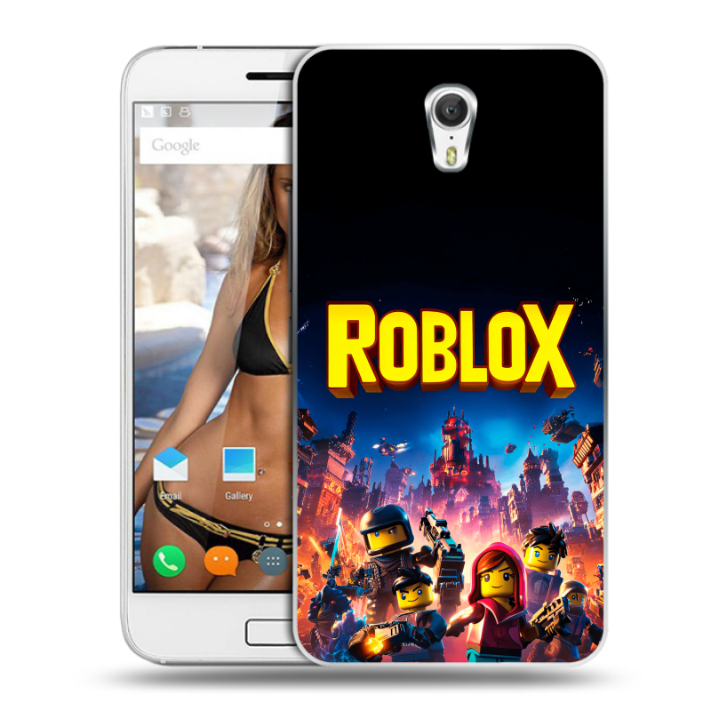 Силиконовый чехол на ZUK Z1 с принтом Roblox Роблокс Силиконовый чехол на ZUK Z1 с принтом Roblox Роблокс