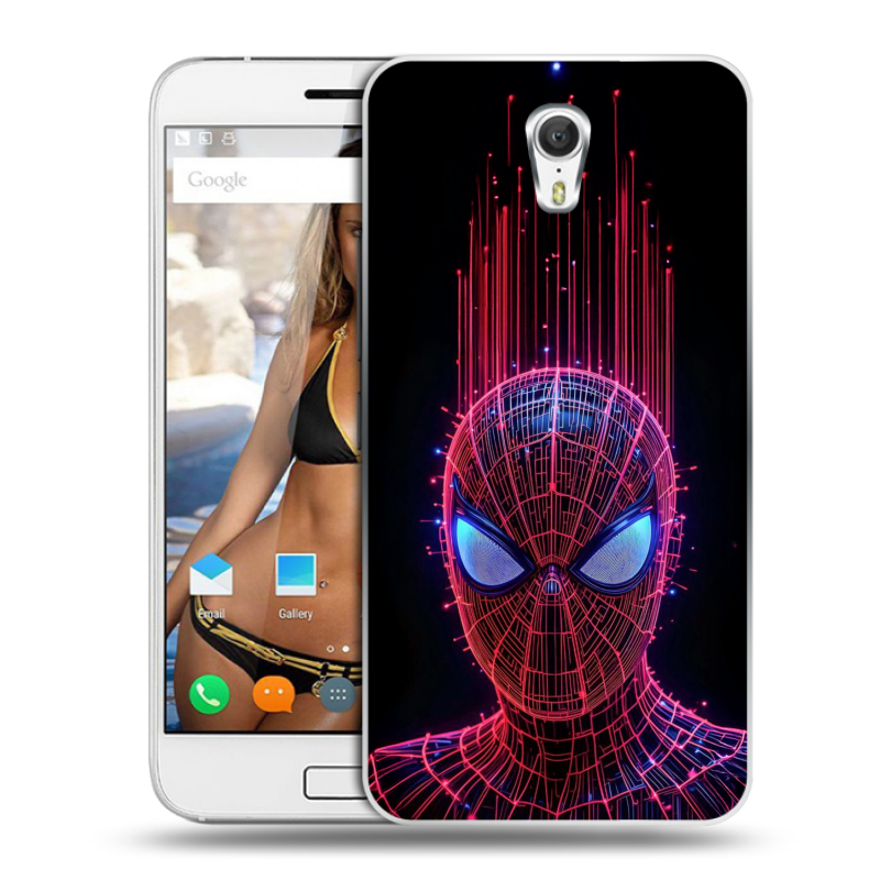 Силиконовый чехол на ZUK Z1 с принтом Spiderman Человек паук Силиконовый чехол на ZUK Z1 с принтом Spiderman Человек паук