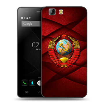 Силиконовый чехол на Doogee X5 с принтом Герб СССР Силиконовый чехол на Doogee X5 с принтом Герб СССР