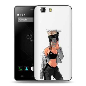 Силиконовый чехол на Doogee X5 с принтом Женские принты