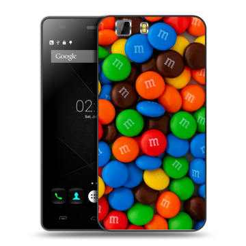 Силиконовый чехол на Doogee X5 с принтом Конфеты