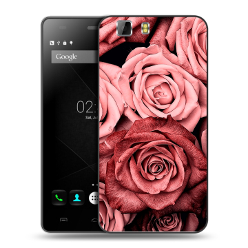 Силиконовый чехол на Doogee X5 с принтом Цветы розы