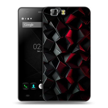 Силиконовый чехол на Doogee X5 с принтом Абстракция