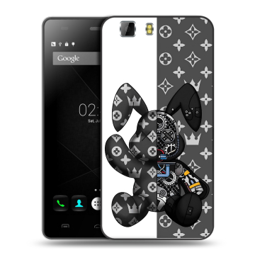 Силиконовый чехол на Doogee X5 с принтом Луи робот Силиконовый чехол на Doogee X5 с принтом Луи робот