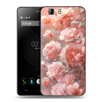 Силиконовый чехол на Doogee X5 с принтом Розовые розы Силиконовый чехол на Doogee X5 с принтом Розовые розы