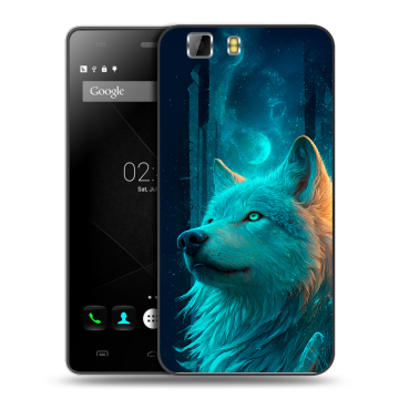 Силиконовый чехол на Doogee X5 с принтом бабочки саккура Силиконовый чехол на Doogee X5 с принтом бабочки саккура