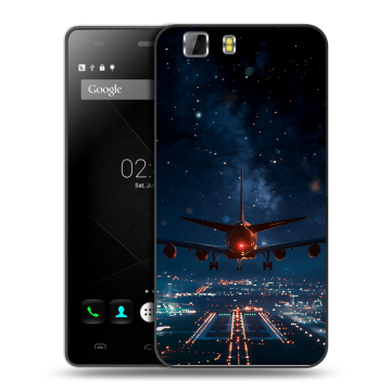 Силиконовый чехол на Doogee X5 с принтом самолет Силиконовый чехол на Doogee X5 с принтом самолет