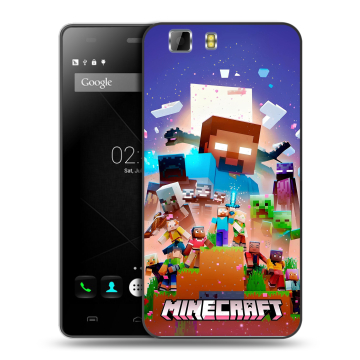 Силиконовый чехол на Doogee X5 с принтом Майнкрафт Minecraft Силиконовый чехол на Doogee X5 с принтом Майнкрафт Minecraft