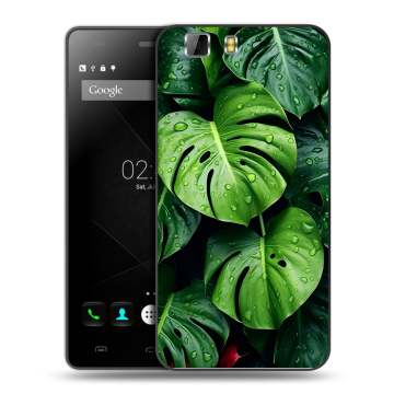 Силиконовый чехол на Doogee X5 с принтом Листья Силиконовый чехол на Doogee X5 с принтом Листья