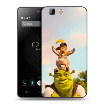 Силиконовый чехол на Doogee X5 с принтом Шрек Shrek