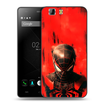 Силиконовый чехол на Doogee X5 с принтом человек паук spiderman Силиконовый чехол на Doogee X5 с принтом человек паук spiderman