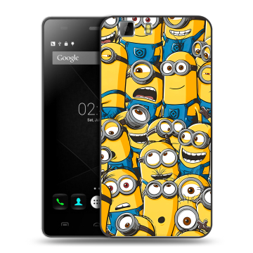 Силиконовый чехол на Doogee X5 с принтом Миньоны Силиконовый чехол на Doogee X5 с принтом Миньоны