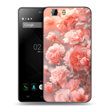 Силиконовый чехол на Doogee X5 с принтом Розы цветы Силиконовый чехол на Doogee X5 с принтом Розы цветы