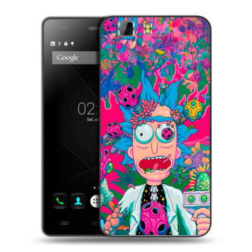 Силиконовый чехол на Doogee X5 с принтом Рик и Морти Rick Morty Силиконовый чехол на Doogee X5 с принтом Рик и Морти Rick Morty