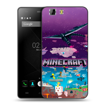 Силиконовый чехол на Doogee X5 с принтом Майнкрафт Minecraft Силиконовый чехол на Doogee X5 с принтом Майнкрафт Minecraft