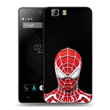 Силиконовый чехол на Doogee X5 с принтом человек паук spiderman Силиконовый чехол на Doogee X5 с принтом человек паук spiderman